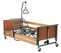 Full Electric Bed Hire in Valencia, Spanish Cities, Spain - Full Cot Sides ,  No Mattress and Monkey Pole