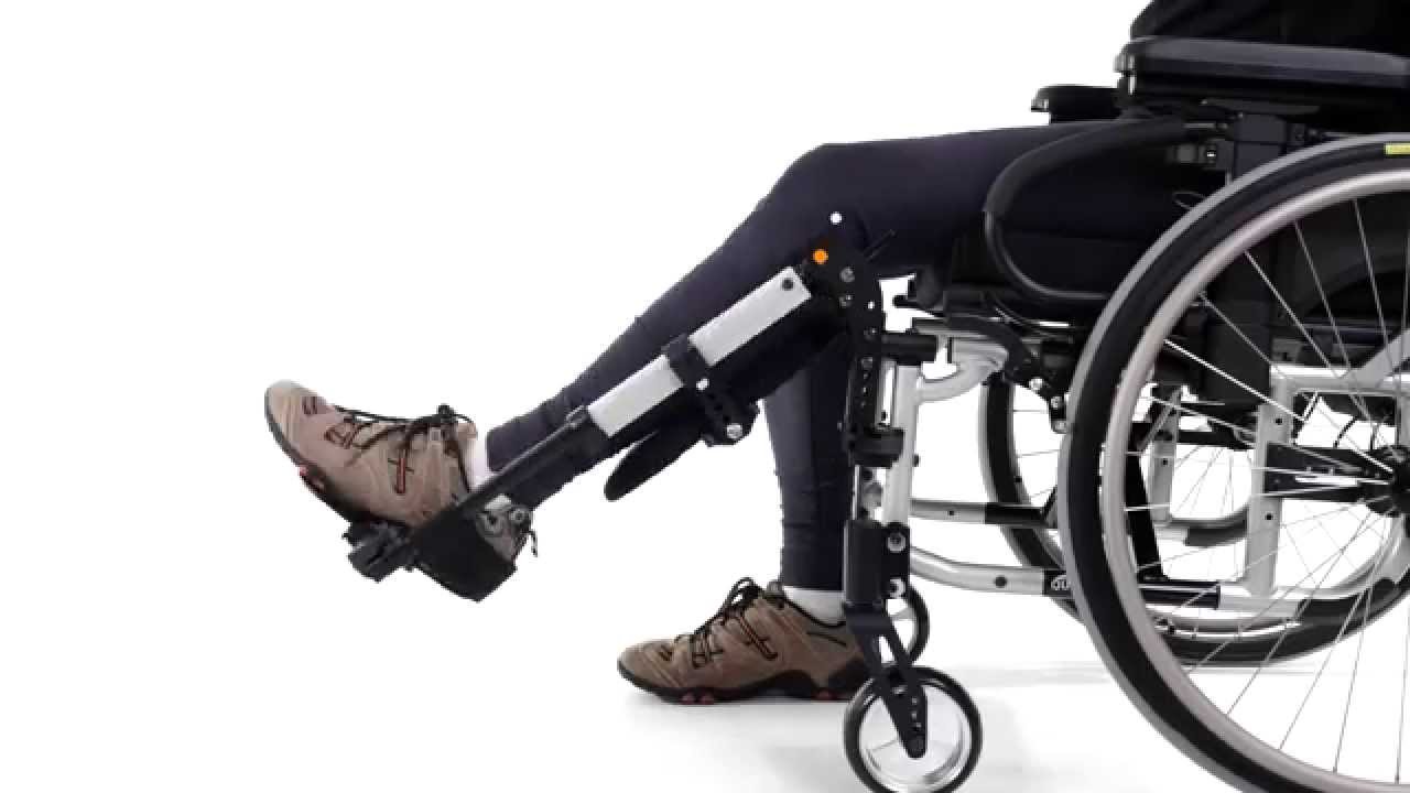 Manual Wheelchair Hire in Blackpool - Elevated Leg Rest