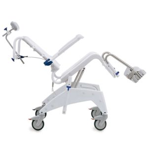 Invacare Ocean VIP Shower Commode Chair Hire in Edinburgh, Scotland, United Kingdom - Tilting