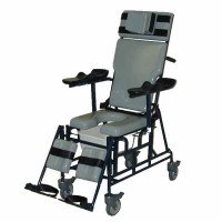 Shower Commode Chair Hire In Tenerife, Santa Cruz - Tilted, Small Wheels